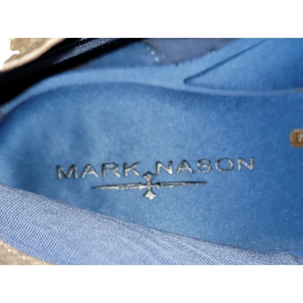 Mark‎ Nason Loretto Men's Brown Leather Memory Foam Lux Chukka Boots Size 10.5